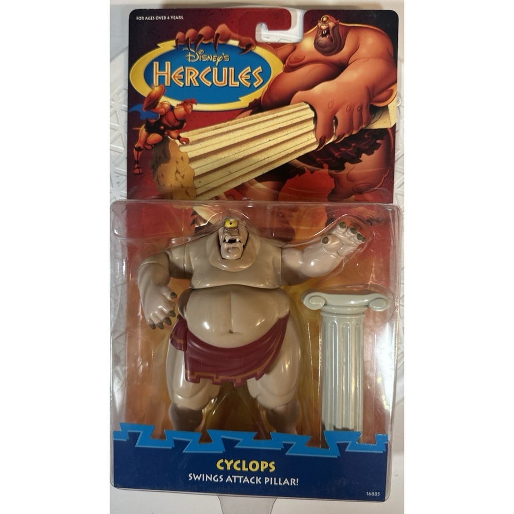 Disney's Hercules: Cyclops W/Swing Attack Pillar Action, Mattel 1997 (53A)